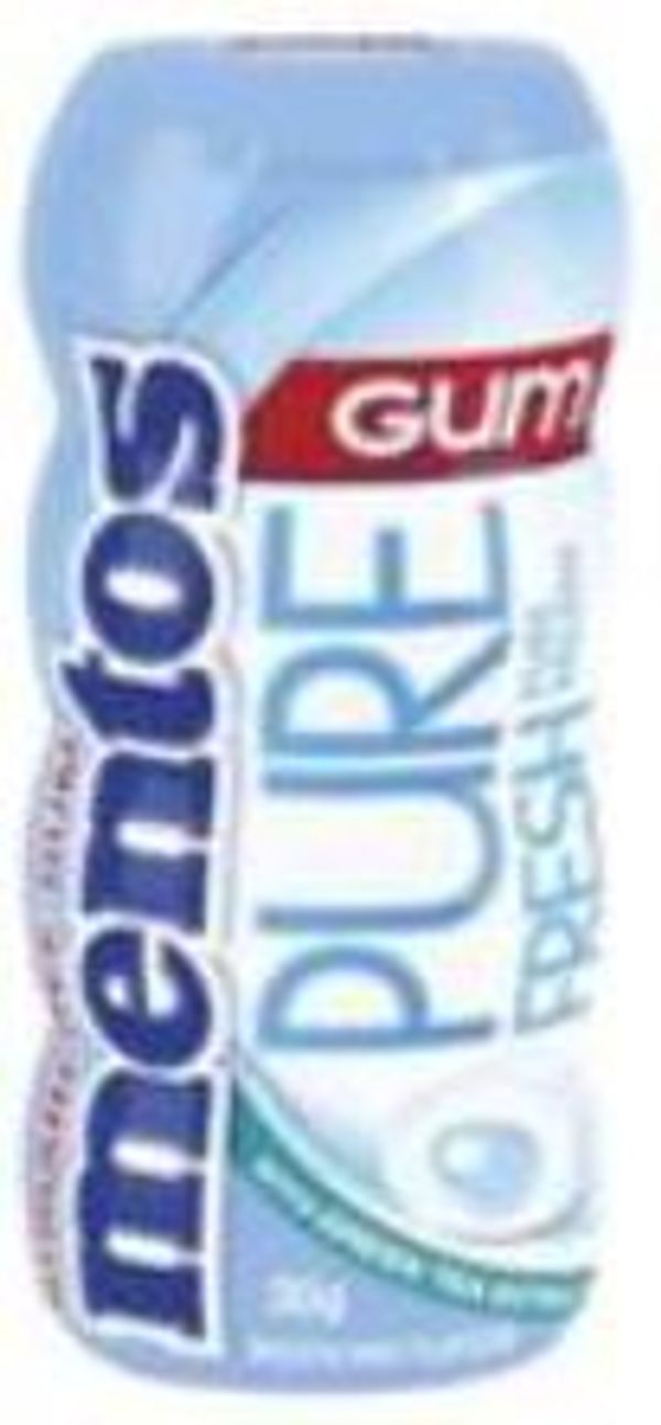 Mentos Pure Fresh P/Bottle S/Mint 30g